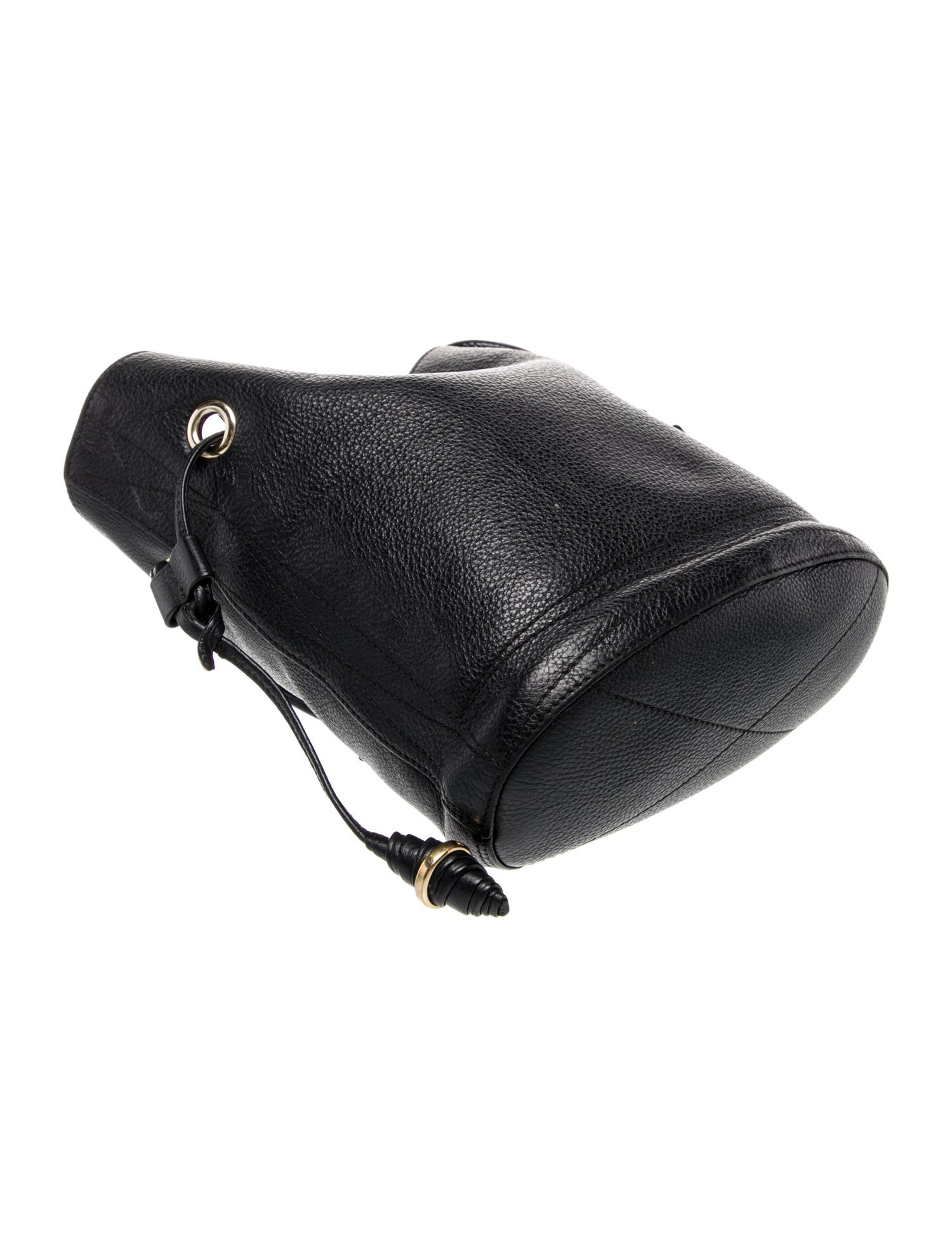 Lancel Leather Bucket Bag